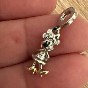 Pandora Silver and Gold Character Necklace